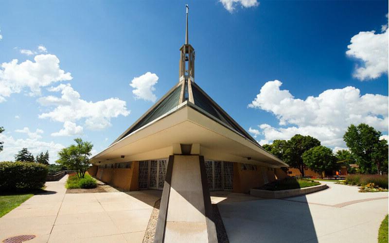 outside the Chapel 